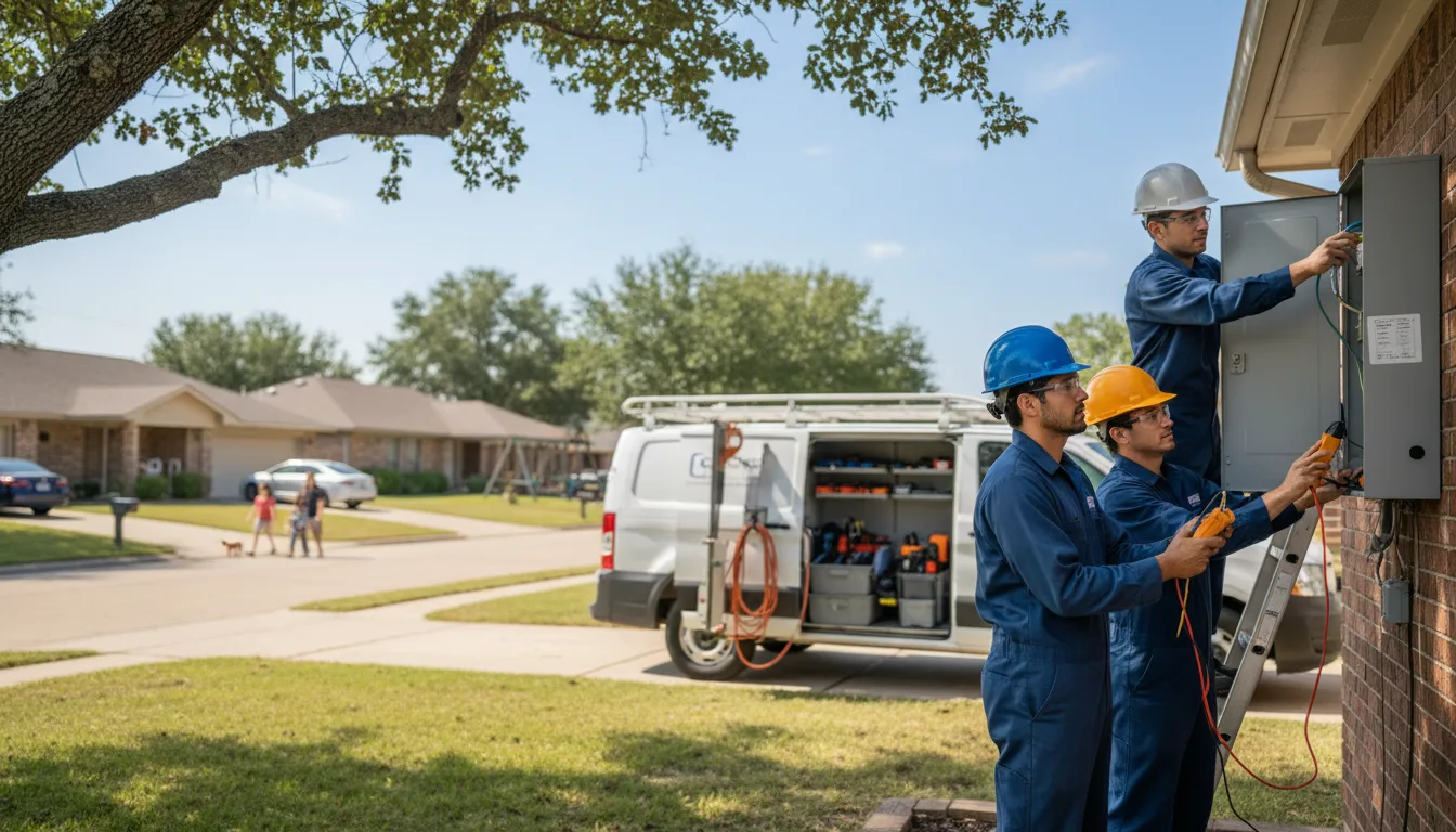 Certified electrician providing emergency electrical services in Etowah, NC